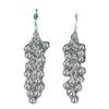 Silberne Trauben-Tropfenohrringe – Eleganter Schmuck für Damen