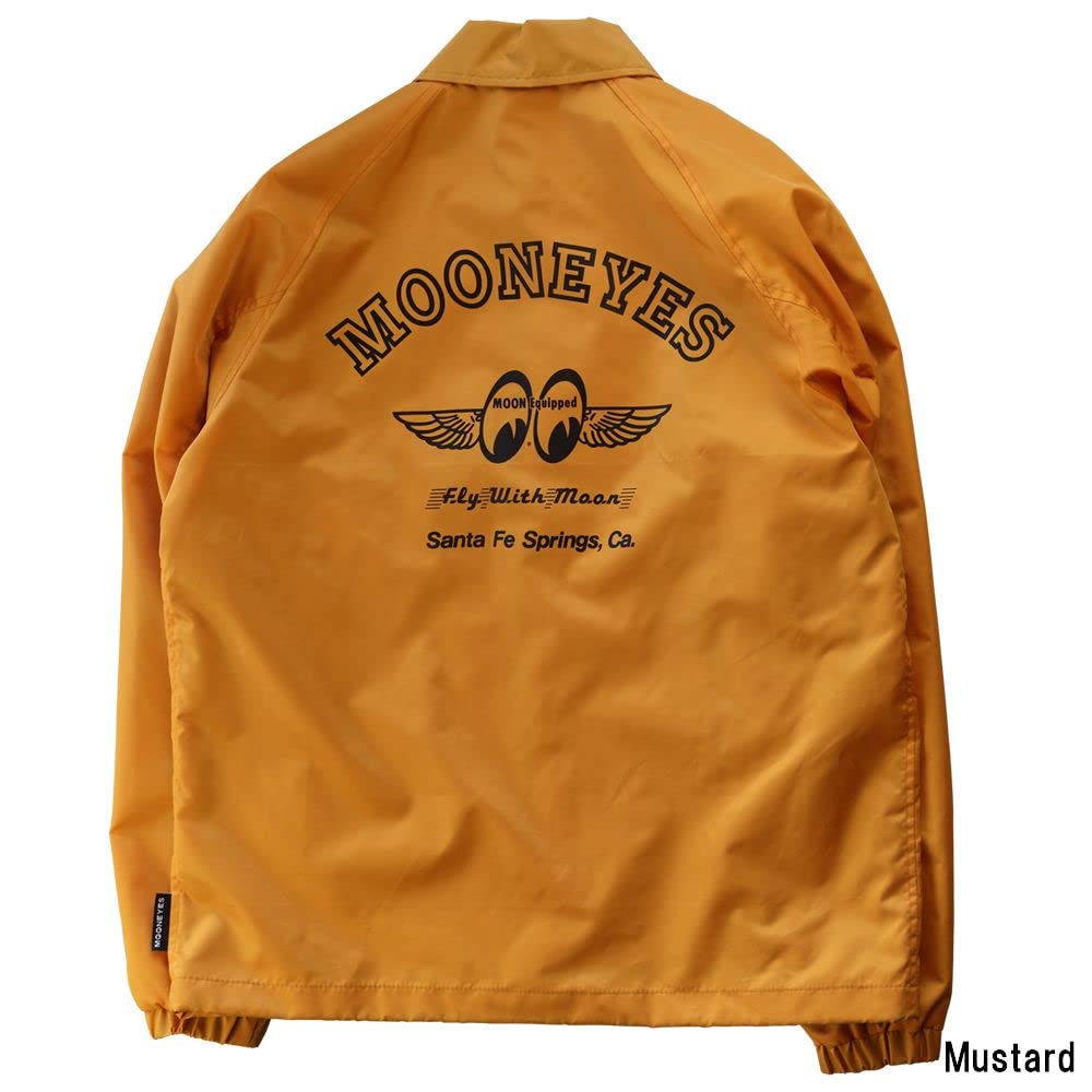 MOONEYES Motorcycle Riding Coach [MOONEYES] Jacket, Mustard, OMJ-028 (L)