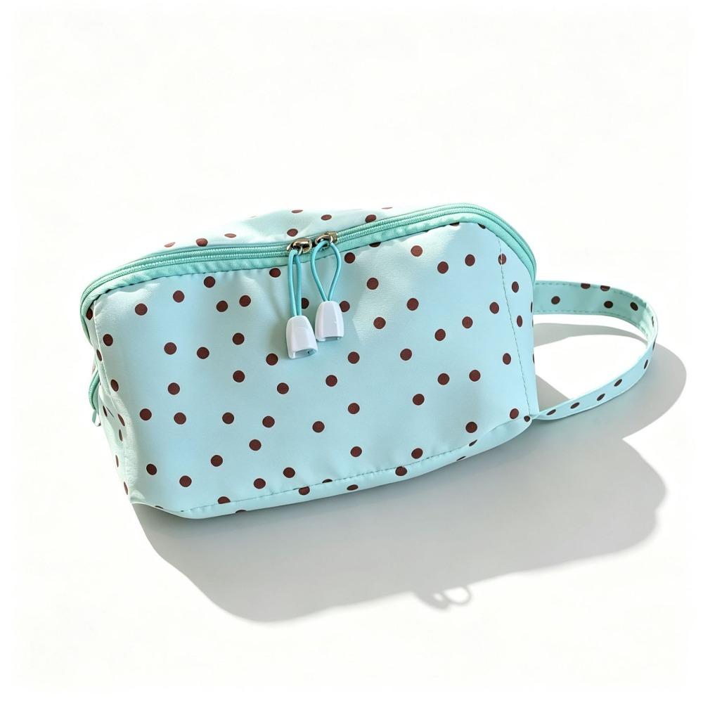 Large Capacity Polka Dot Makeup Bag Portable Toilet Bag Makeup Case Cosmetic Bag Travel