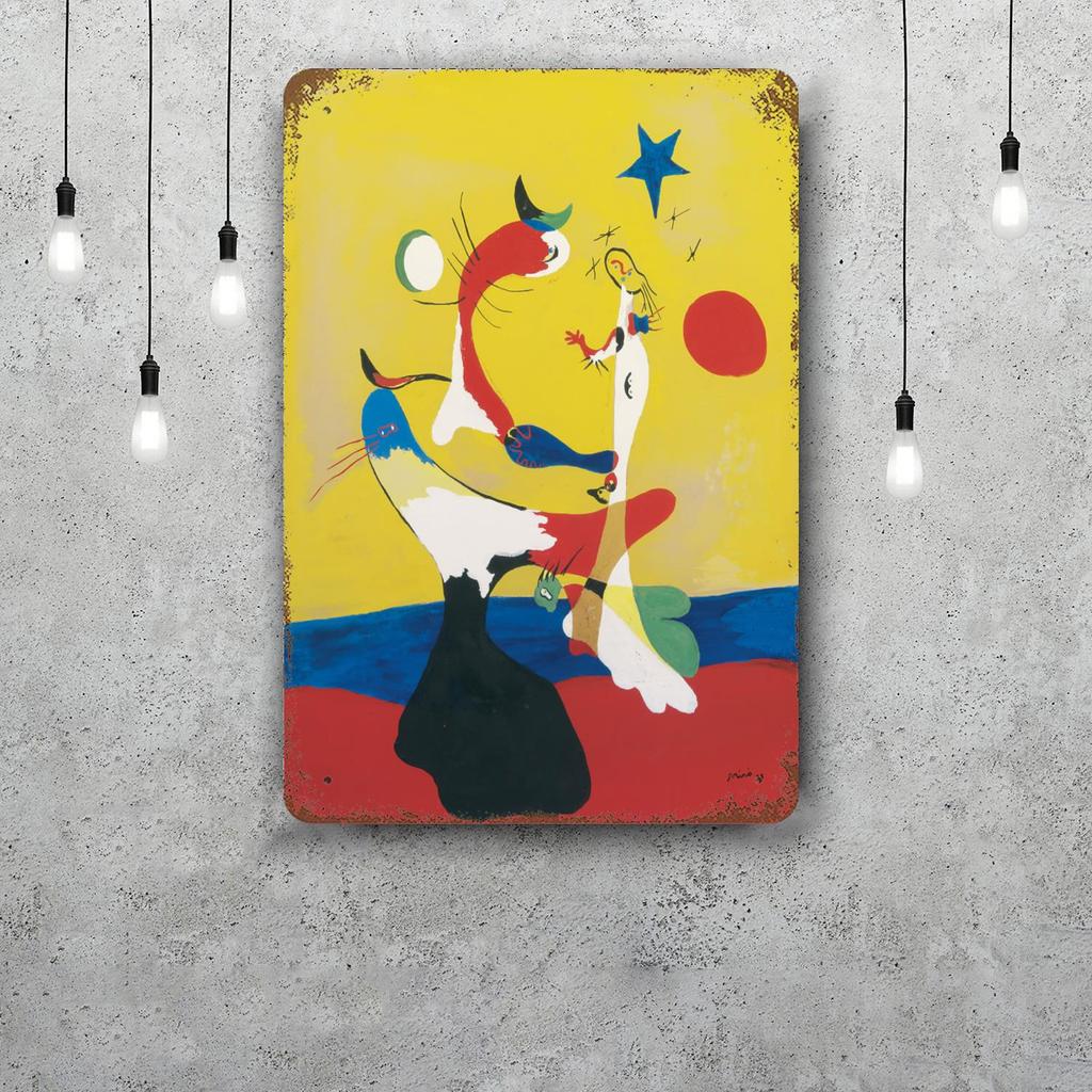 miro art Vintage Tin Sign Home Decor Wall Decor Art Wall Mural Room Decoration Decor Retro Metal Sign Plate Bar Posters