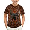 Kids' Short Sleeve Neck T-Shirt with Graphic Print for Casual Daily Wear