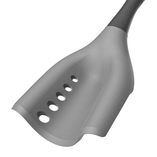 Silikonowa Szpatułka do Mielenia Mięsa Rozdrabniacz 2 w 1 Szpatułka do Szatkowania do Filtrowania Oleju Nieprzywierająca Maszynka do Mięsa z Rączką Soft-Grip Odporna na Ciepło Kuchnia