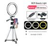 Portable Beauty Light & Phone Stand for Live Streaming and Photography