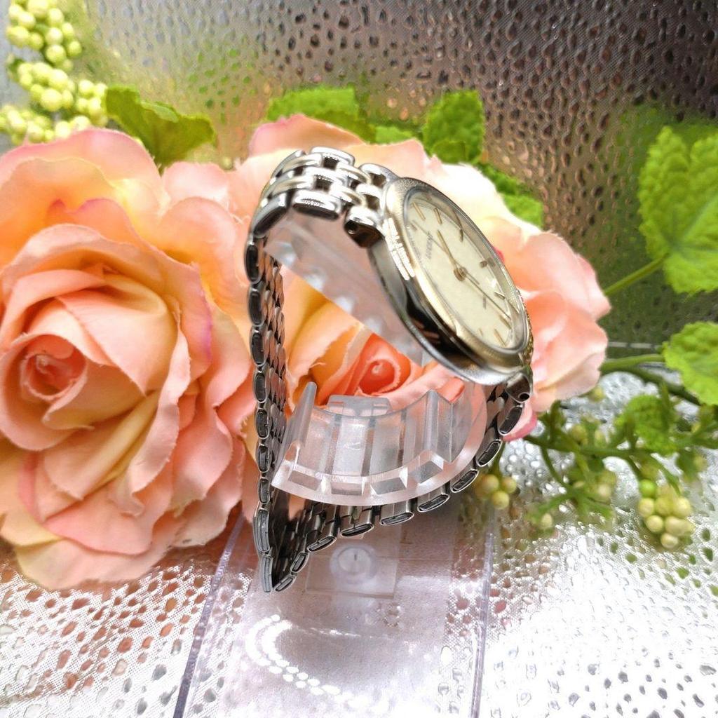 [USED] Seiko Lucent Pair Watch with Battery, Instructions, and Box, Silver Gold