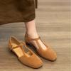 Retro woven beautiful Roman sandals women's 2025 new summer outer wear hollow Mary Jane thick heel bag head single shoes