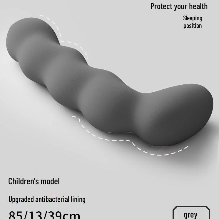Ergonomic Long Body Pillow for Pregnant Women and Adults - Ideal for Side Sleeping and Leg Support