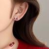 Lion Dancing Earrings New Chinese-style earrings suitable for Chinese New Year wear Spring Festival red wind festive earrings Versatile earrings