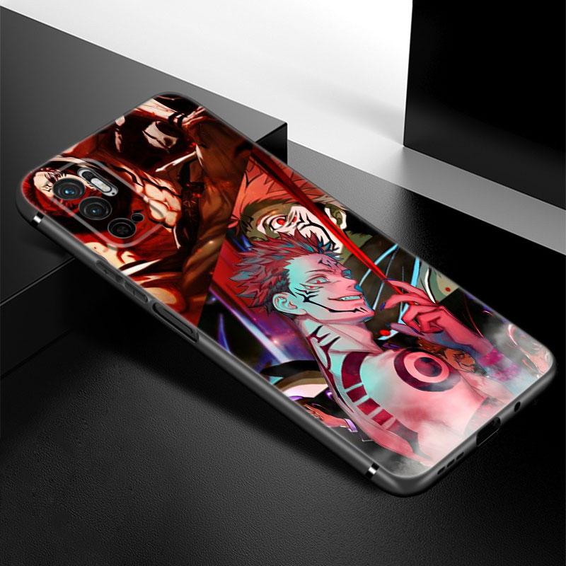 

Чехол с аниме Jujutsu Kaisen Ryomensukuna для Xiaomi Redmi Note 7 8 9 10 Lite 11 11E 11T 12 Pro 11S 4G 10T 5G 8T 9S 10S, чехол из ТПУ Redmi Note 12 Pro 5G