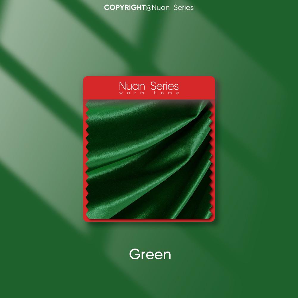 

1 шт. серия Nuan, золотая роскошная бархатная занавеска с кружевной отделкой для декора маленького окна 70x42 см W70cm x L42cm зелёный