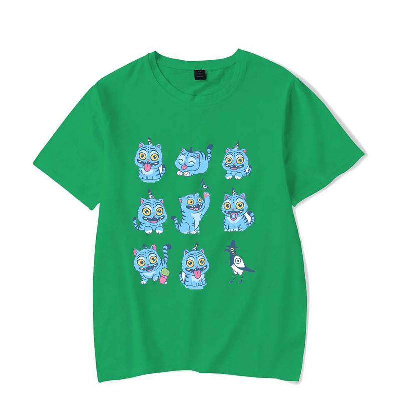 

Kpop Demon Hunters Derpy Tiger T-Shirt Men Women T Shirt Cosplay Clothes Streetwear Tee Shirt Plus Size Tops 4XL