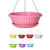 Breathable Hanging Flower Pot Triangular Design Plastic Smooth Surface Plant Pot Patio Decor