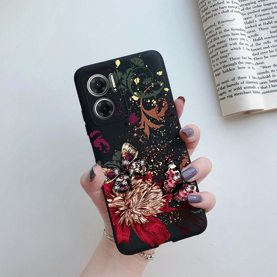 Case For Xiaomi Redmi Note 11e 2022 Cover Cool Men Black Dragon Soft Silicon TPU Phone Covers for Redmi Note 11E 5G Cases Fundas