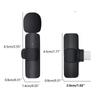 2 In 1 Mini Microphone Noise Cancelling Lavalier Microphone Wireless Microphone  Podcast