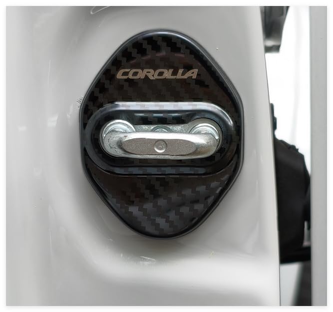 TADOKAPATU KL-MGXK Toyota Corolla 210 Series Striker Cover, Door Lock Cover, Plated, Accessories, Interior