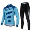2026 Herbst Fleece Dünnes Radsportanzug-Set Langarm Radsportanzug-Set Herren und Damen Atmungsaktiver Straßen-Mountainbike-Anzug