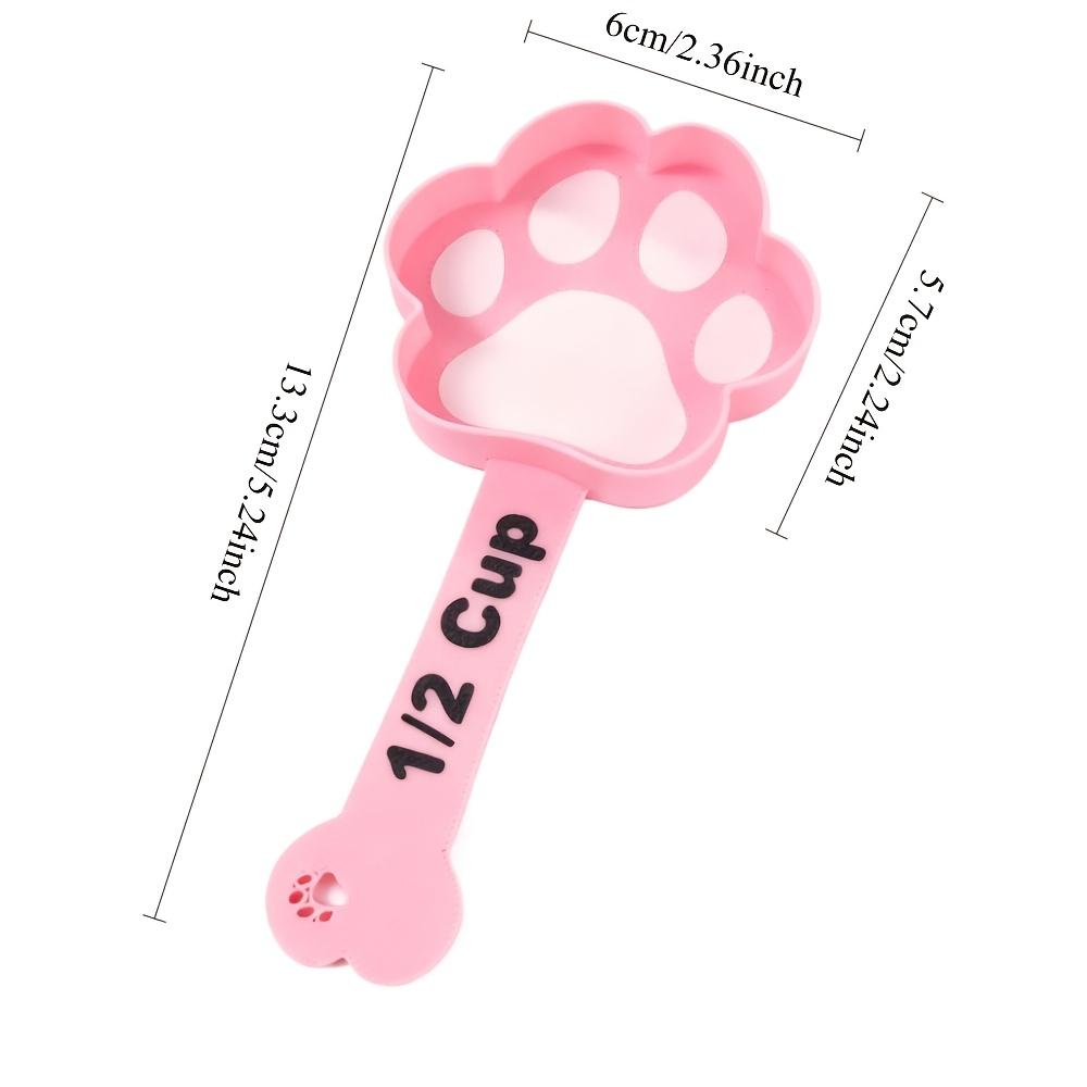 Sturdy Plastic Pet Food Spoon - Easy to Clean Scoop for Blending Wet Food for Dogs And Cats, Ideal for Feeding Pets