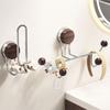 Wall-mounted Door Rear Hooks Stainless Steel Corner Hanger Clothes Coat Hooks  Living Room