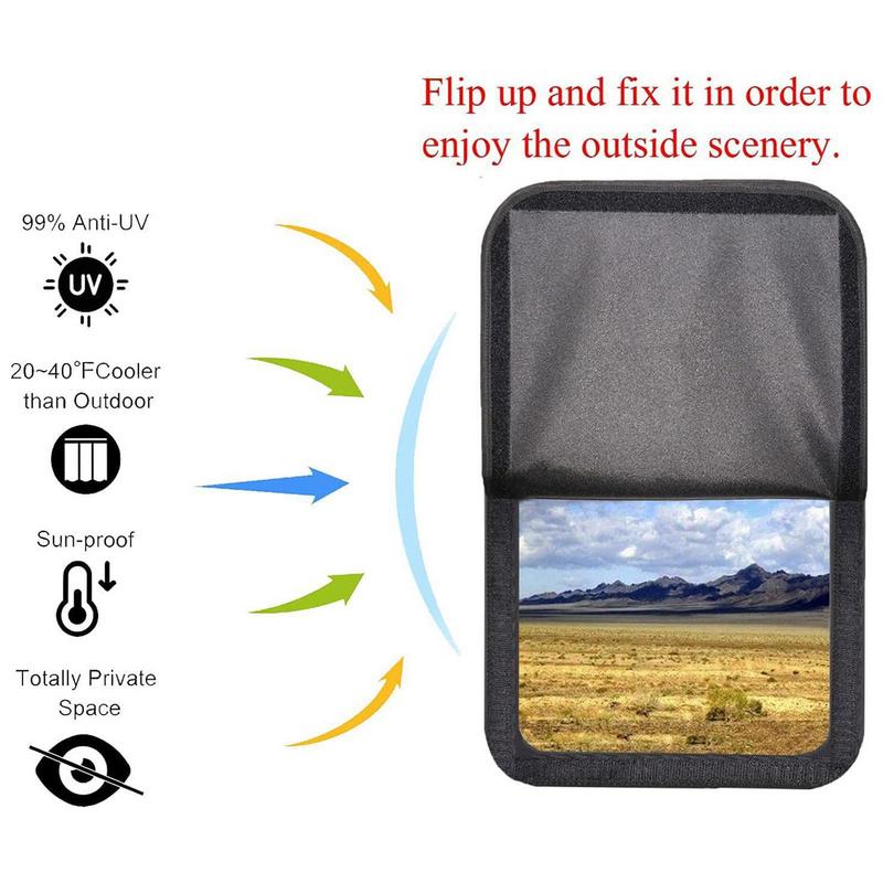 Auto Sonnenschutz Wohnmobil Fenster Sonnenschutz Abdeckung Wasserdichter Sonnenschutz Verdunkelungszubehör Für Reiseanhänger Wohnmobil Camper Fenster Jalousien Sonne