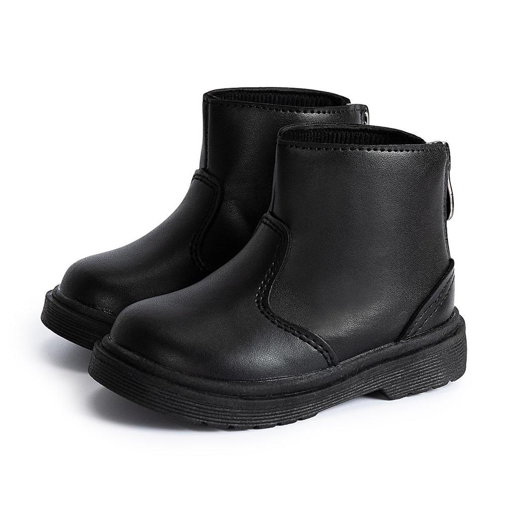 Fashion Girls' Leather Toddler & Baby Ankle Boots
