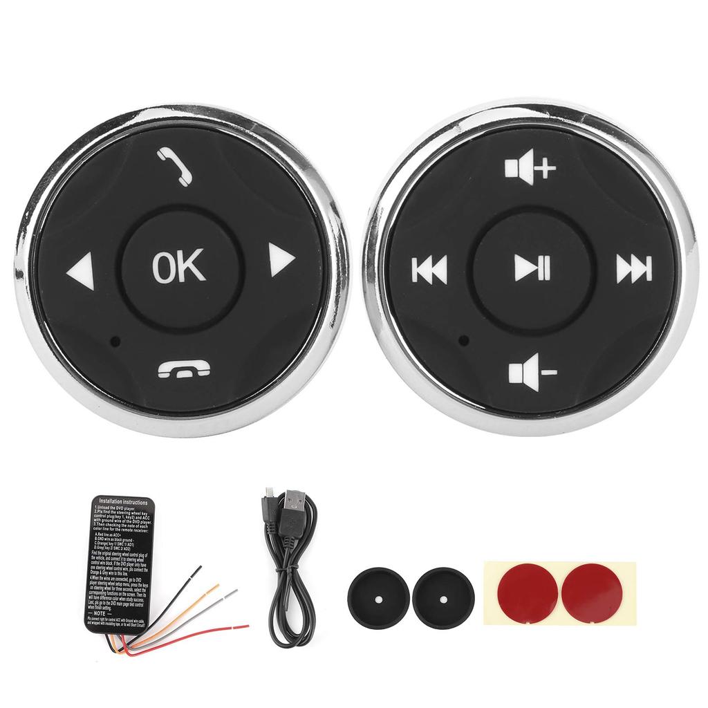 Steering Controller Buttons Control Buttons Steering Wheel Remote Control 5m Transmission Distance Multimedia Player