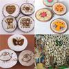Board Wedding Party DIY Wooden Drawing Board Natural Round Pine Round Wooden Slices Unfinished Wood