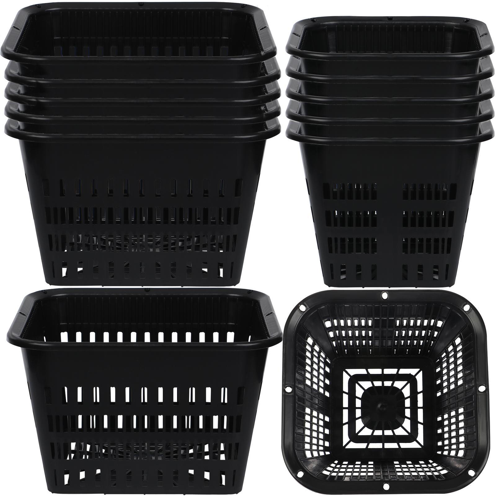 

12 шт. прозрачный набор горшков для орхидей дышащий пластиковый горшок для растений с прорезями и дренажем