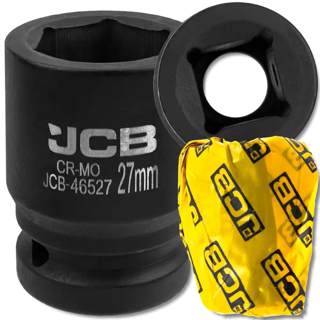 JCB Impact Socket 3/4" 27mm 6-Point Cr-Mo Socket Wrench