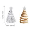 5pcs Wood Desktop Christmas Tree Figurine Festive Desktop Decoration Christmas Tree for Office Desk Holiday Decoration