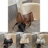 Stylish Korean Fashion Simple Shoulder Bag Versatile Crossbody Tote For Everyday Use In Black White Silver Brown And Khaki