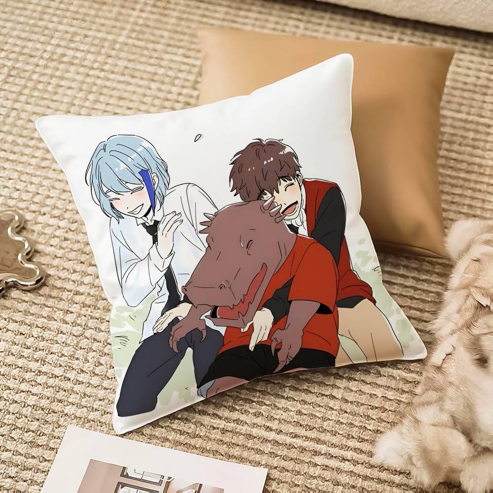 Tower of God Pillow Case Anti-dustmite Invisible zipper Sofa Bed