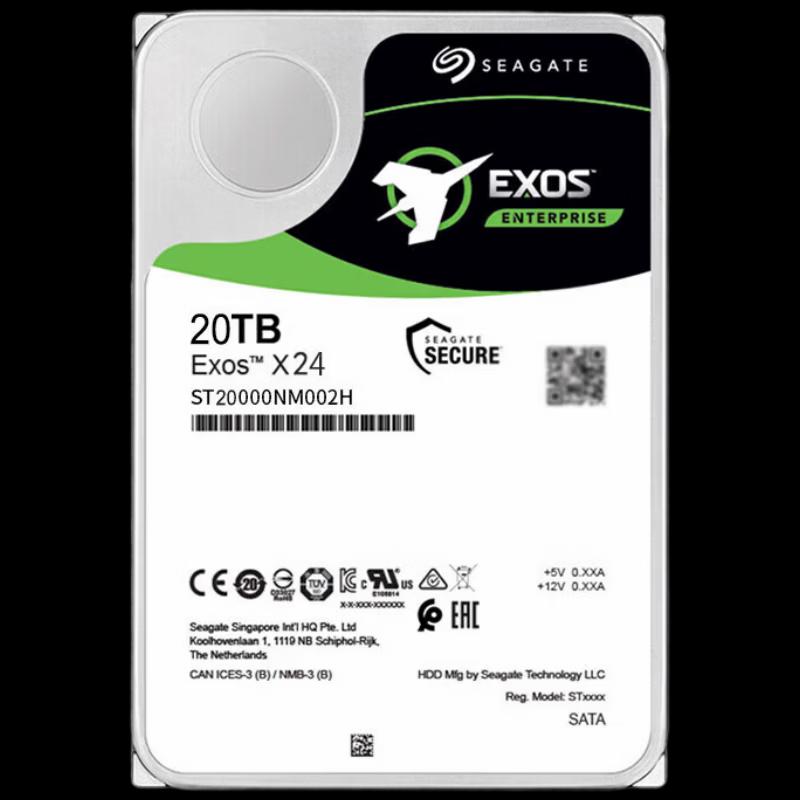 Seagate 20TB 7200 RPM 256MB Cache Enterprise SATA Hard Drive