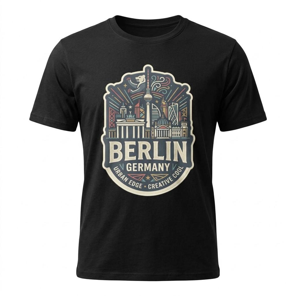 Berlin Germany Urban Graphic T-Shirt Unisex Travel Tee