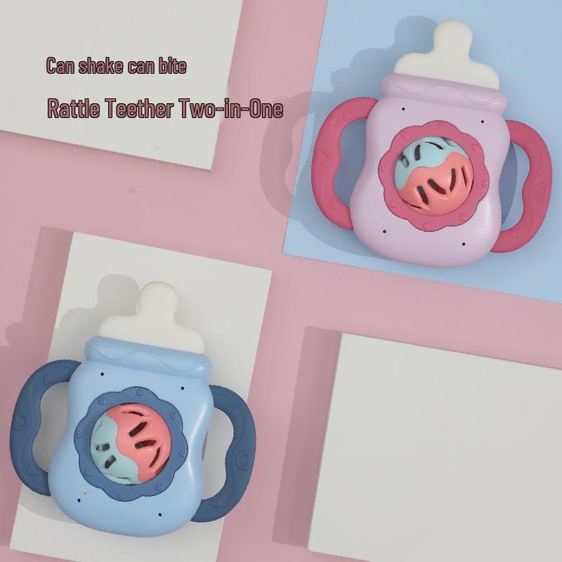Infant Teether Rattle & Maraca Toy for 0-12 Months