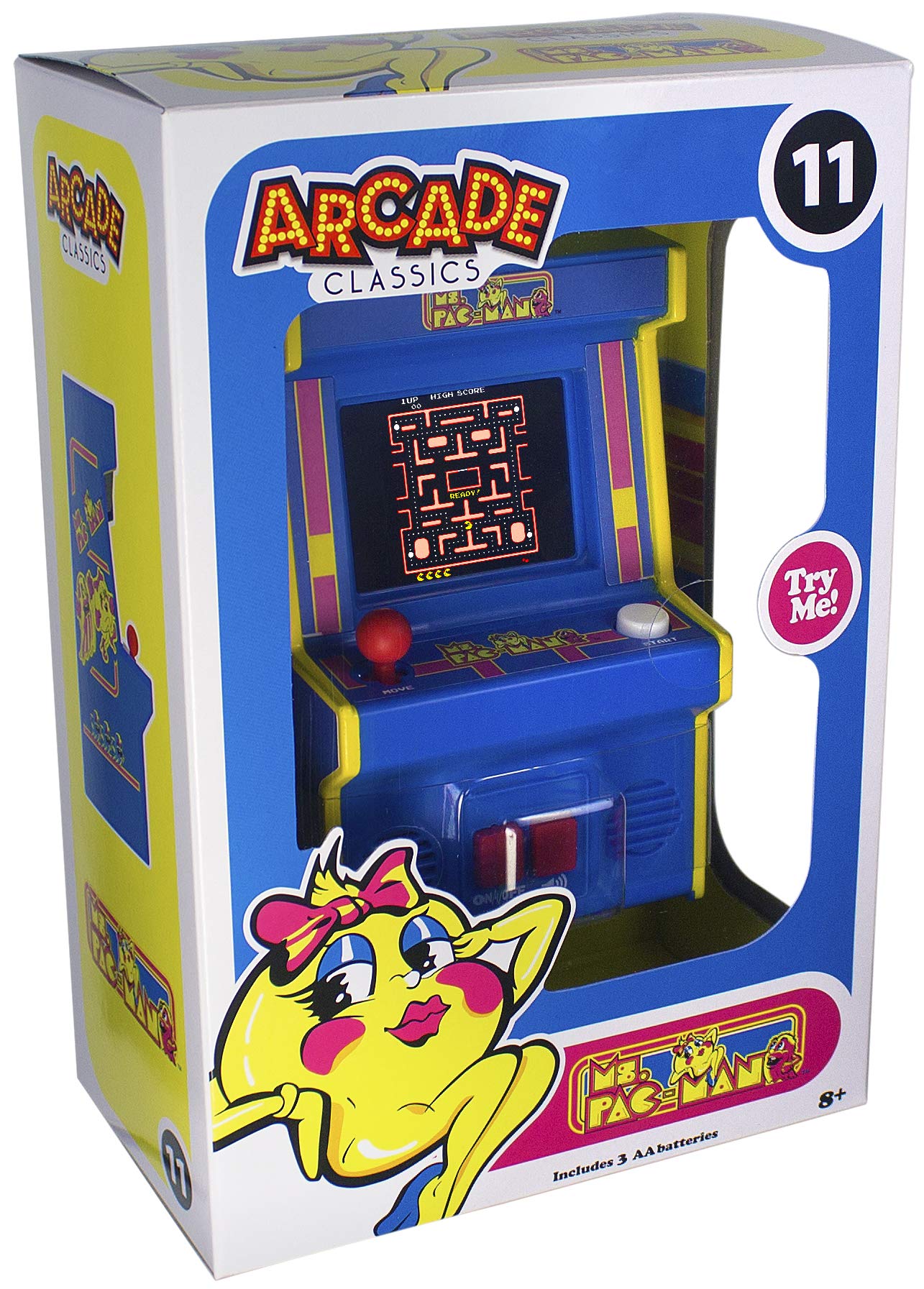 Аркадная классика MS Pac-Man Мини-аркадная игра