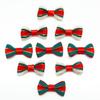 20/25Pcs Xmas Bowknot Christmas Bow Knot Crafts Xmas Hanging Decorations  Gift Decor