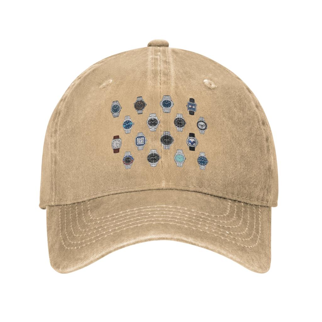 Swiss Luxury Watches Denim Cap Casual Baseball Caps Adjustable Hat Summer Unisex Baseball Hats