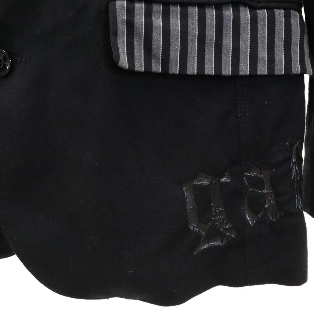 Galliano Tailored Jacket 48 Black Blazer Men's Used