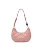 Mlb Basic Quilted Pu Hobo Bag La (L.Pink)