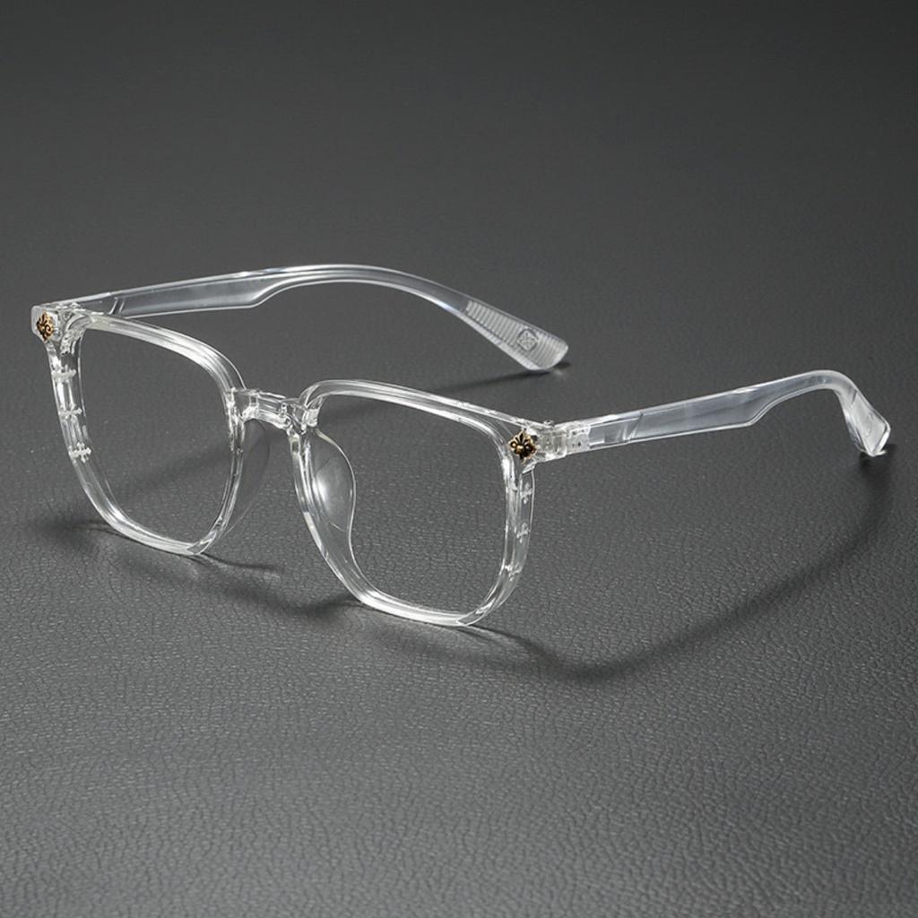 New Temperament Anti Blue Light Glasses Large Frame Flat Light Eye Protection Glasses Neutral Decorative Glasses
