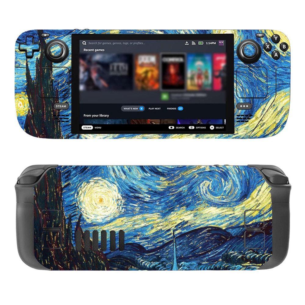 Anti-scratch DIY For Steam Deck Skin Stickers Decal Game Console Decor For Steam Deck