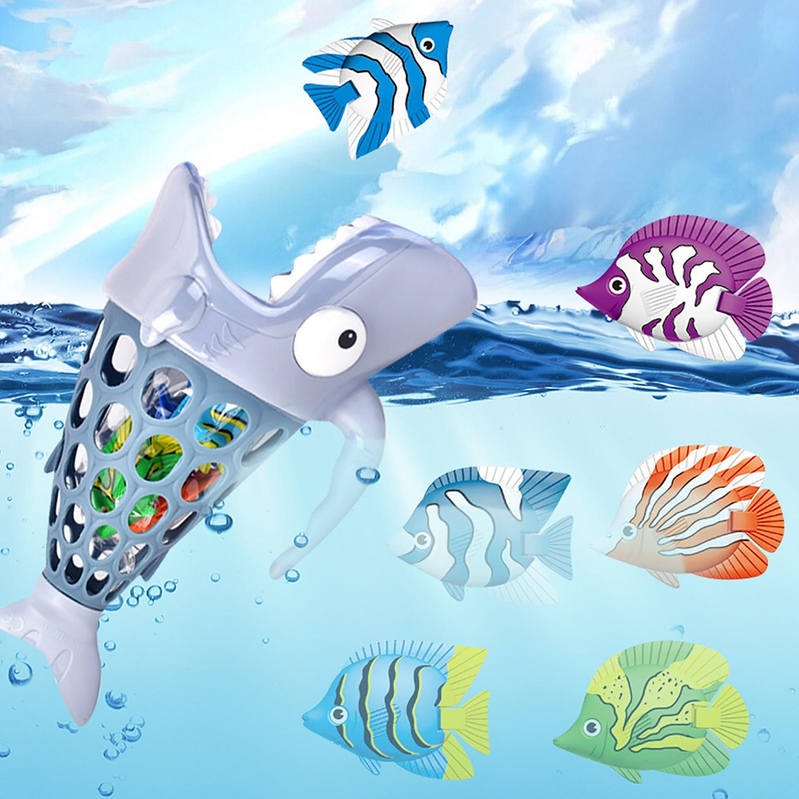 

Большой набор игрушек для дайвинга – Подводная игра «Поймай» для детей, Практика дыхания и Тренировка в бассейне One Size