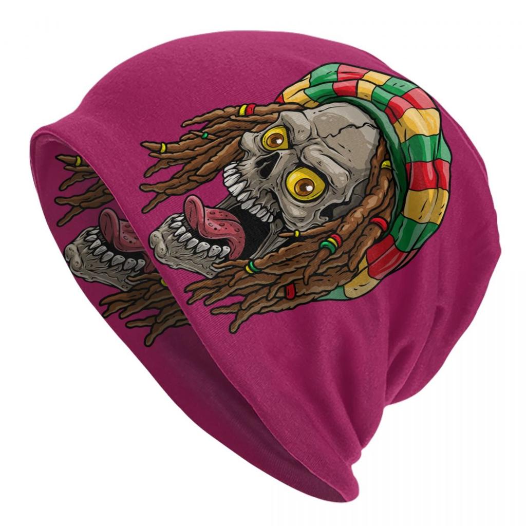 Rainbow Heartbeat Reggae Rasta Colors Beanie Cap Unisex Winter Bonnet  Knit Hats Outdoor Jamaica Jamaican Skullies Beanies Hats