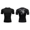 Angel Graphic Athletic Quick Dry Tshirts for Men Christian Gym Workout Running Compression Shirt Undershirt Tees Tops Activewear