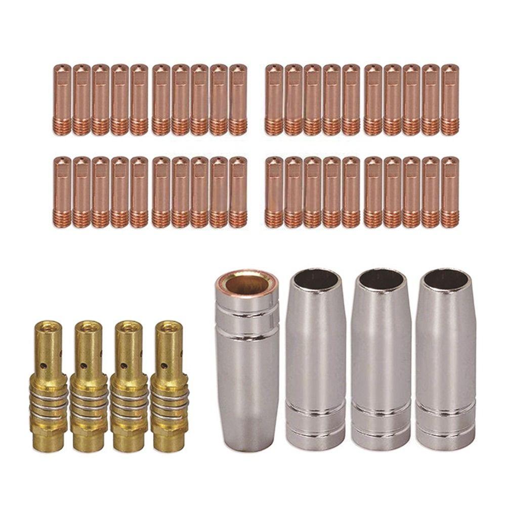 14PCS Connecting Rod Welding Nozzle Kit Conductive Contact Tips  Tool Accessories