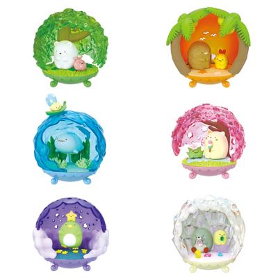 RE-MENT Sumikko Gurashi Sumikko's Happy Heartwarming Spot 1BOX Approximately H70 X W140 X D70mm Made of PVC, ABS