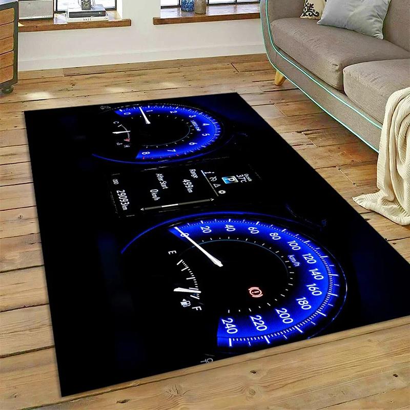 3D Car Dashboard Machine Control Screen Racing Carpet Rug for Bedroom Living Room Home Sofa Decoration Kid Game Decor Floor Mat