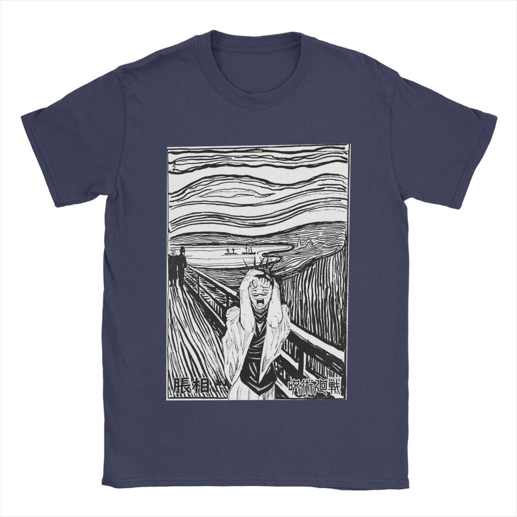 Choso JJK Anime T-Shirt Men Funny 100% Cotton Tee Shirt Round Collar Short Sleeve T Shirt Party Tops