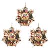 Holiday Tree Ornament Acrylic Hanging Decoration with Anniversary Theme and Character Artwork for Home Tree Display