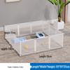 Free Assembly Indoor Pet Fence Barrier: Iron Mesh Anti-Escape Dog Stopper Fence.