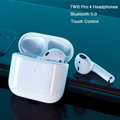 TWS Pro4 Bluetooth-Ohrhörer Drahtlose Kopfhörer Mini Sport Headset Ohrhörer Musik Ohrhörer für IPhone 13 Pro Max Xiaomi Huawei Redmi Ipad mini6